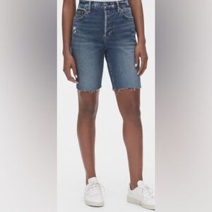 Gap Women’s High Rise Distressed Denim Bermuda 4/27